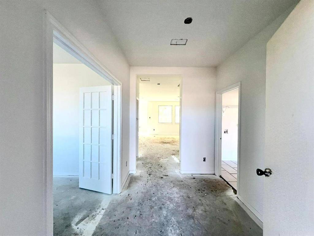 Actual progress of your home.