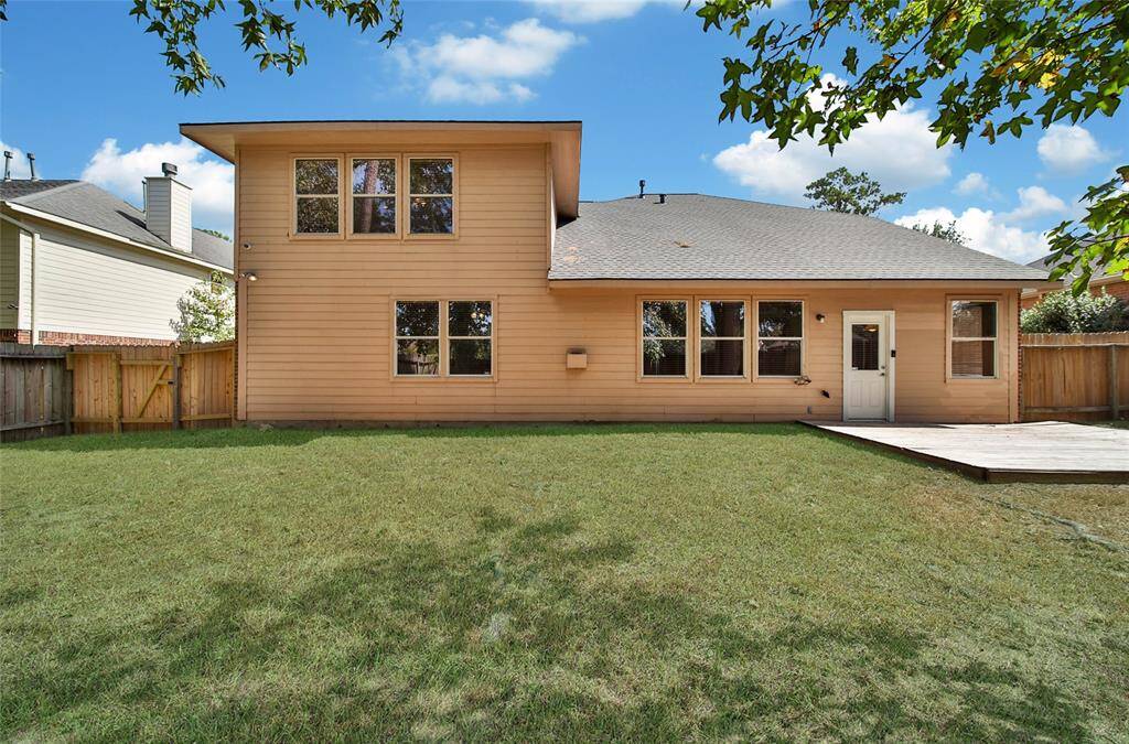 Large back yard!