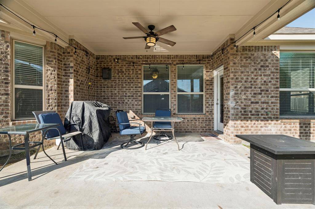 Covered Patio in the backyard