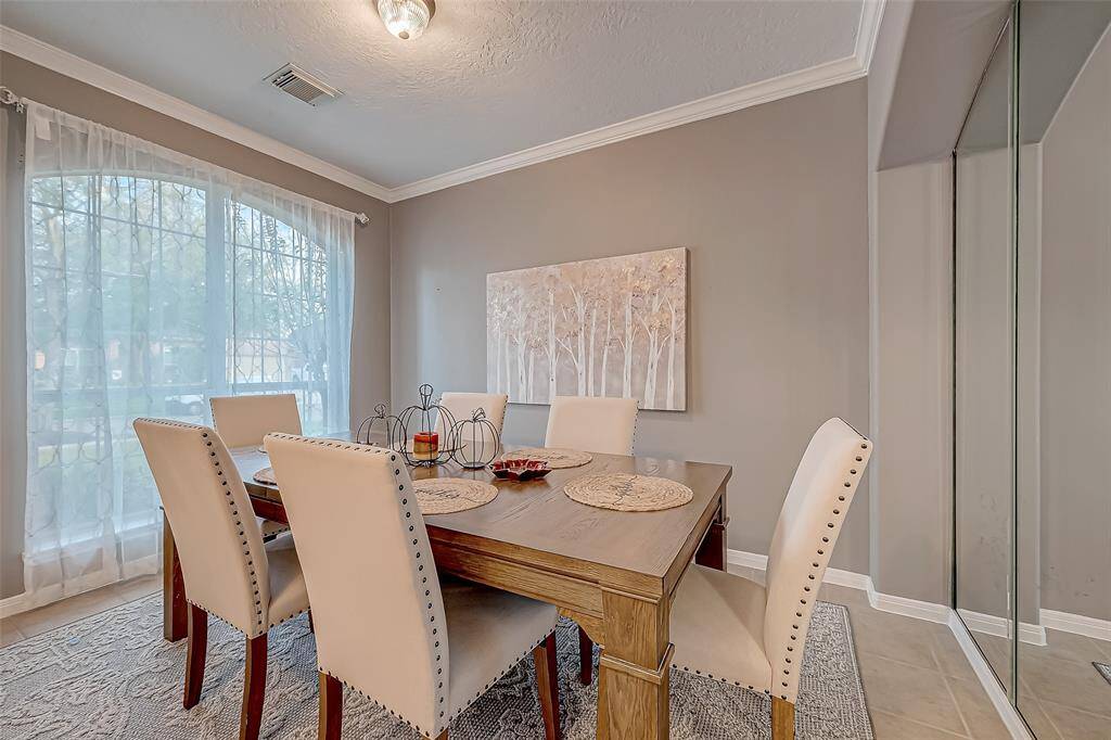 Formal dining area on 1st level