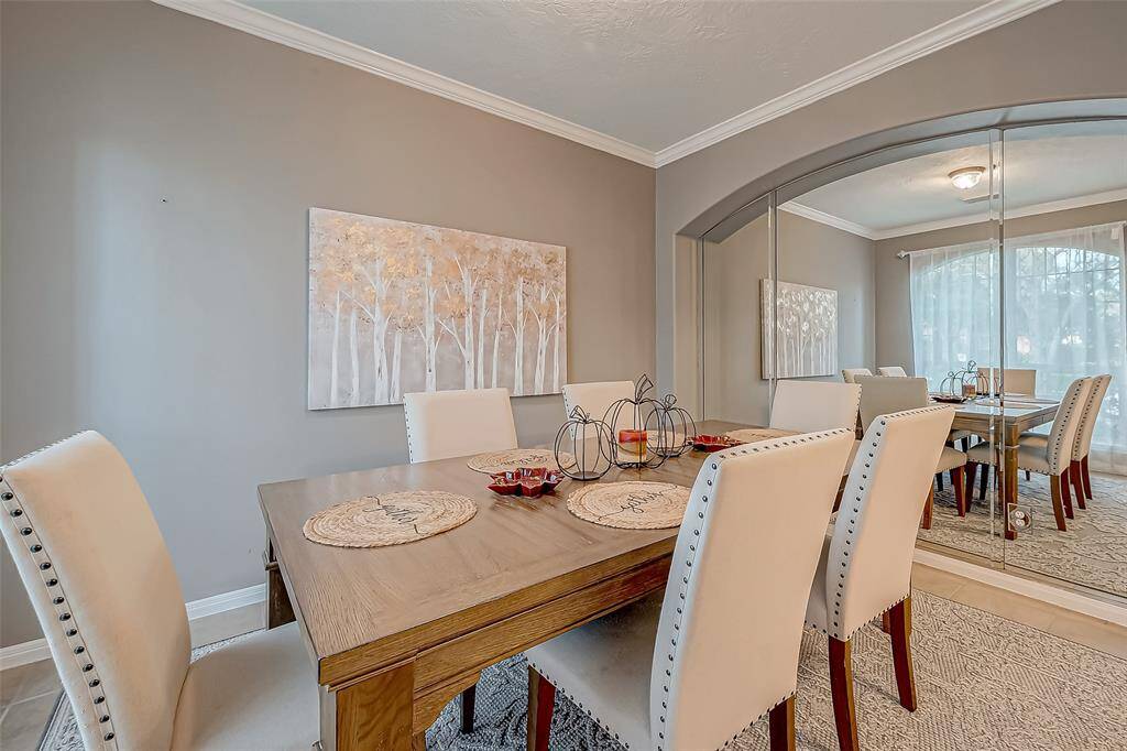 Formal dining area on 1st level right as you come through the door on your left