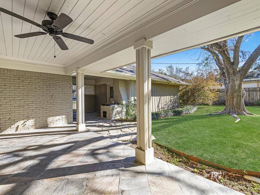 Spacious patio perfect for grilling and entertaining.