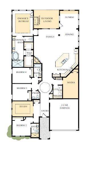 The success of a floorplan is the way you can move through it…You’ll be amazed at how well this home lives…We call it traffic patterns.