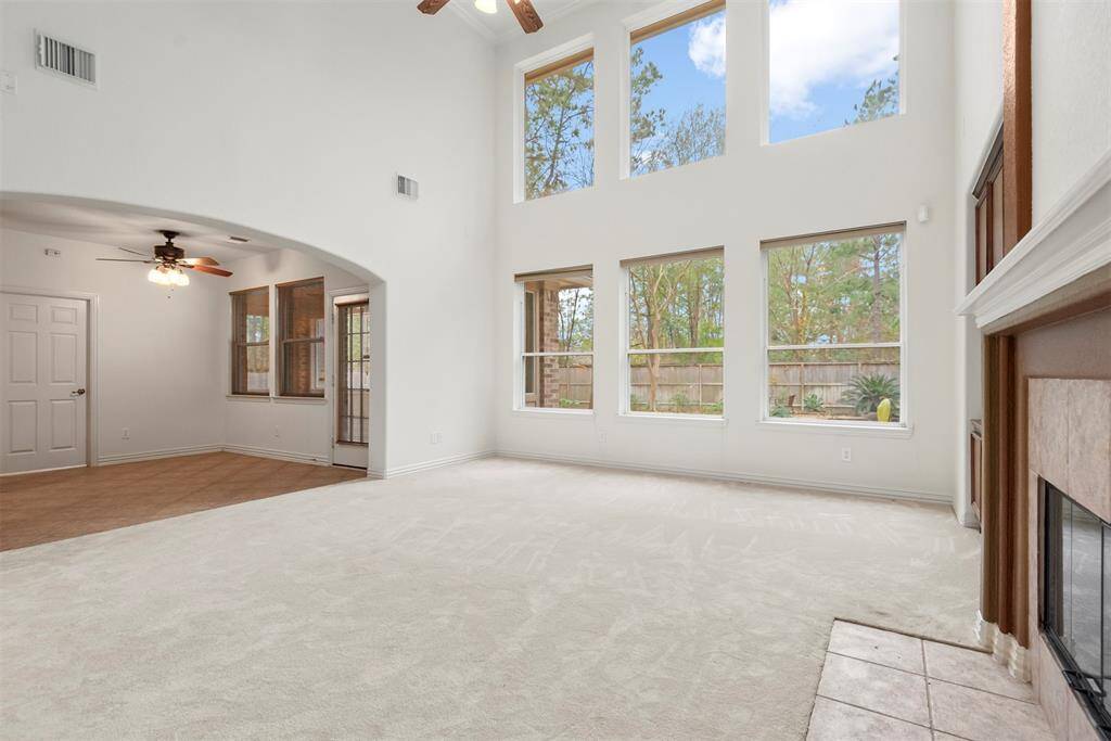 Delight in serene backyard and pool views.