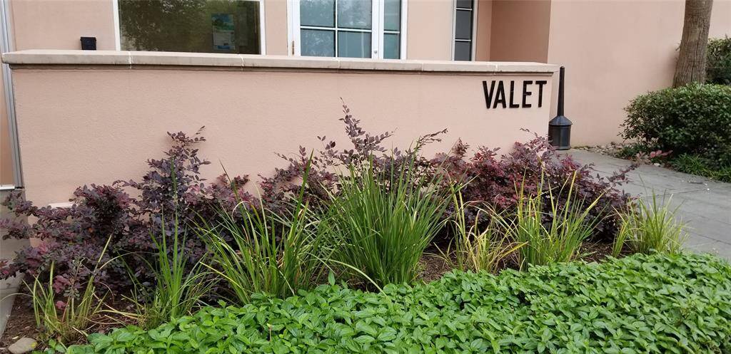 Valet parking available for guests.