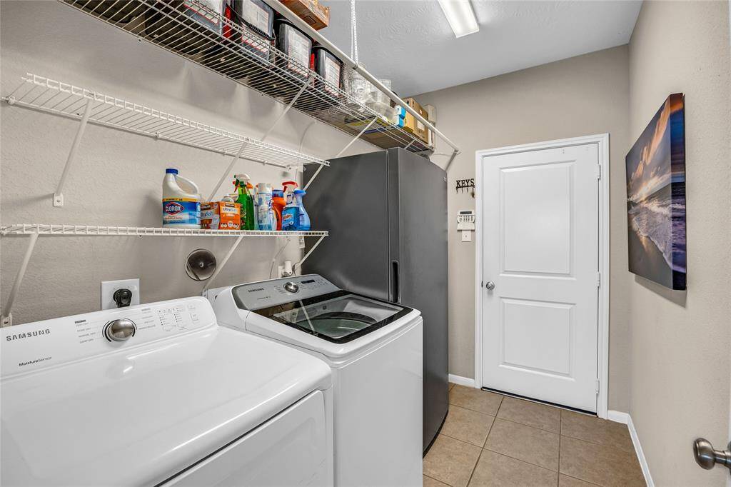 Utility room leading to garage.