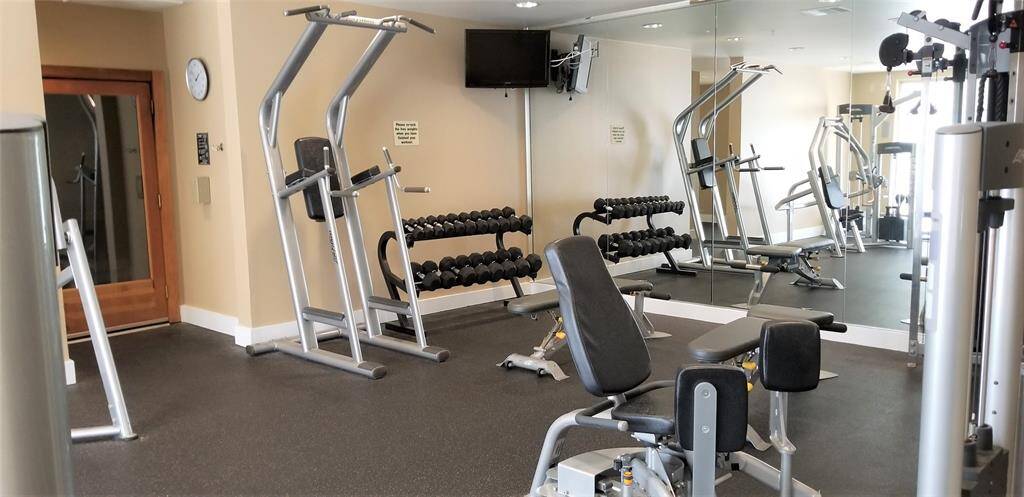 Fitness center and sauna.