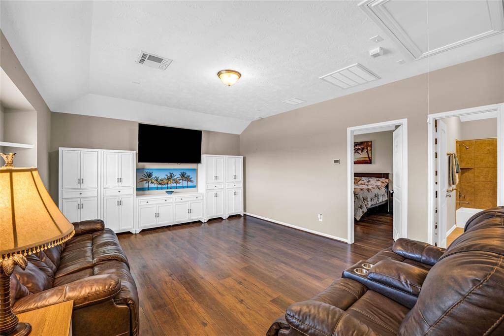 Upstairs gameroom.