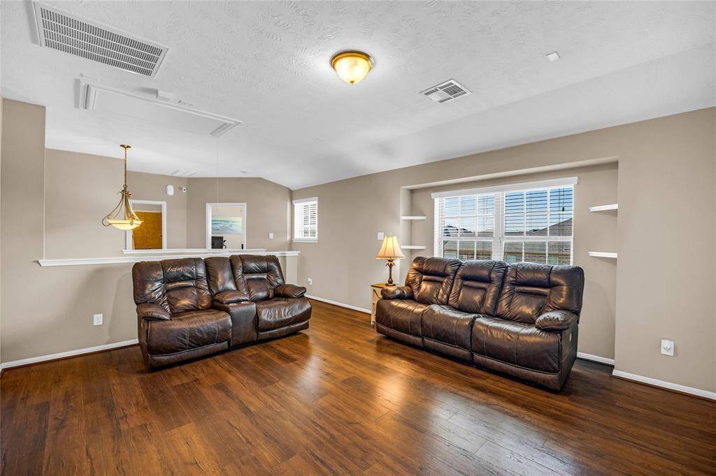 Living area upstairs.