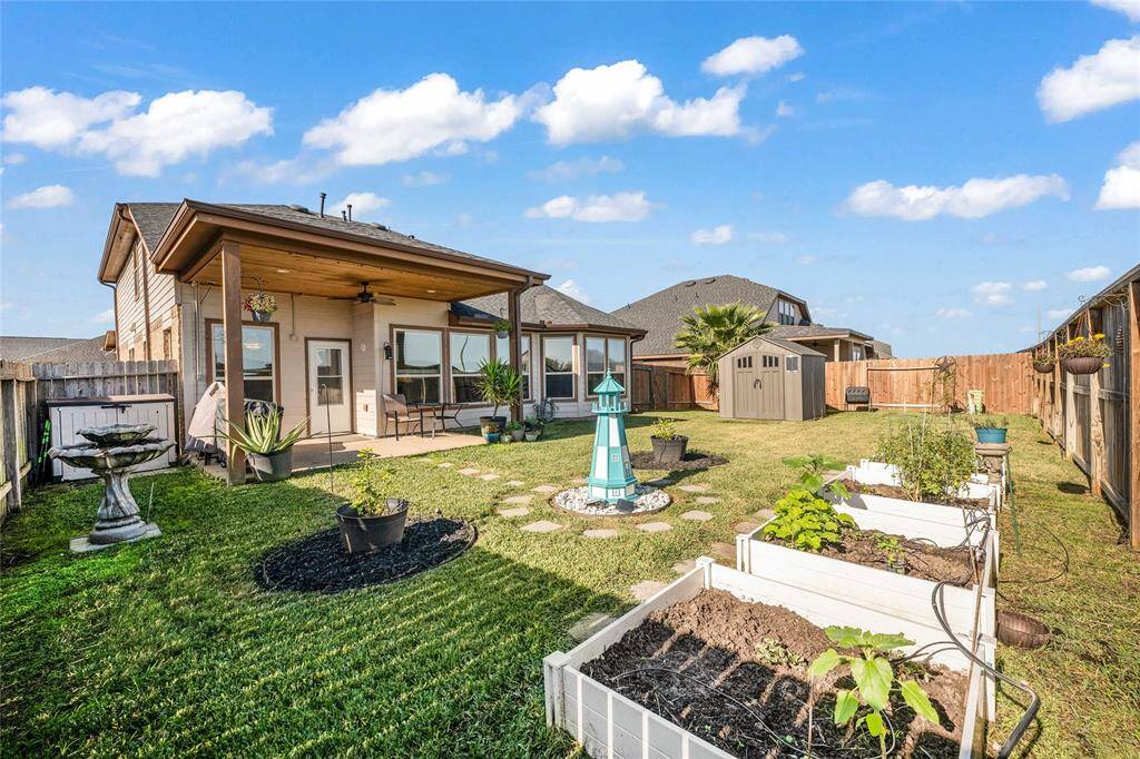 Gorgeous garden and back patio recently added.