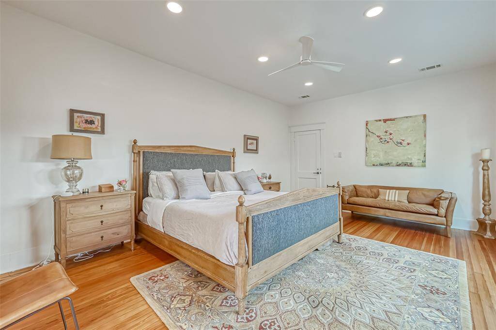 Primary bedroom on first floor.