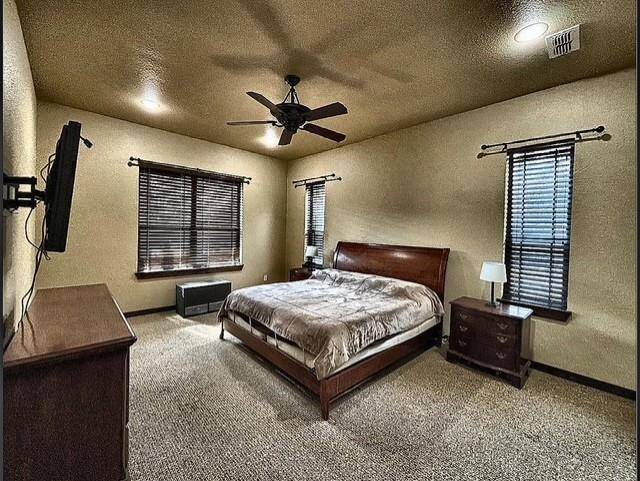 Spacious primary bedroom is located downstairs and has ensuite bath