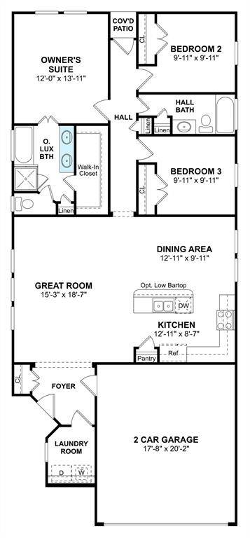 The George floor plan by K. Hovnanian® Homes. 1st Floor shown. *Prices, plans, dimensions, features, specifications, materials, and availability of homes or communities are subject to change without notice or obligation.