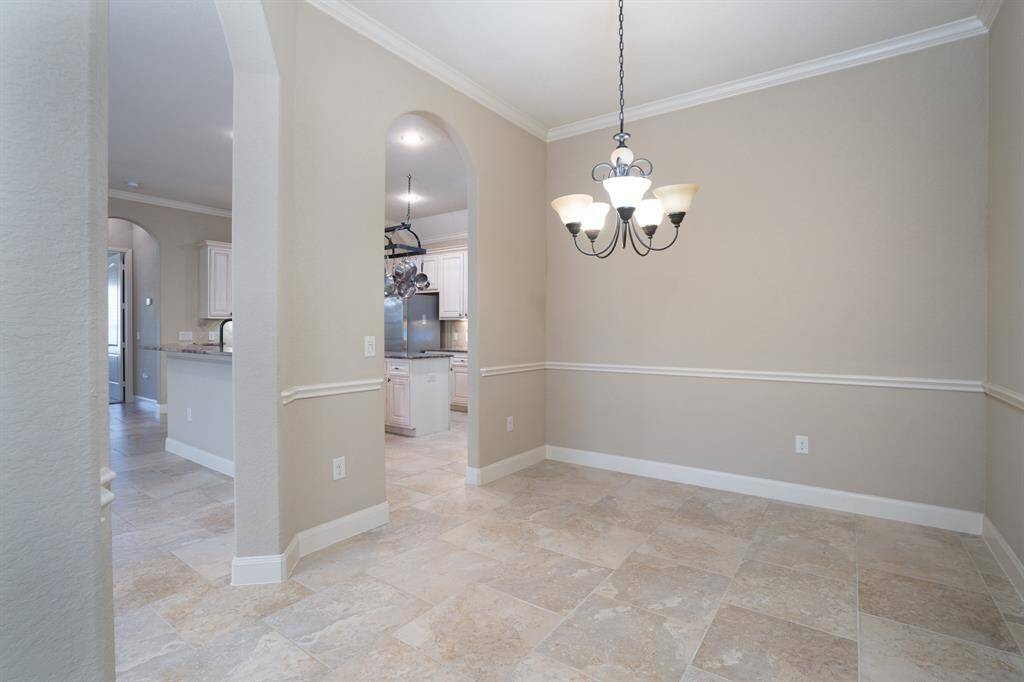 Current view of dining. This floor plan has both a dining space and breakfast room space.