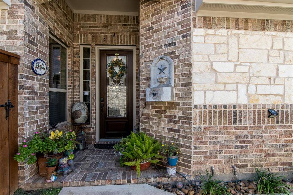 Front door has both a key and a combo lock for easy access.