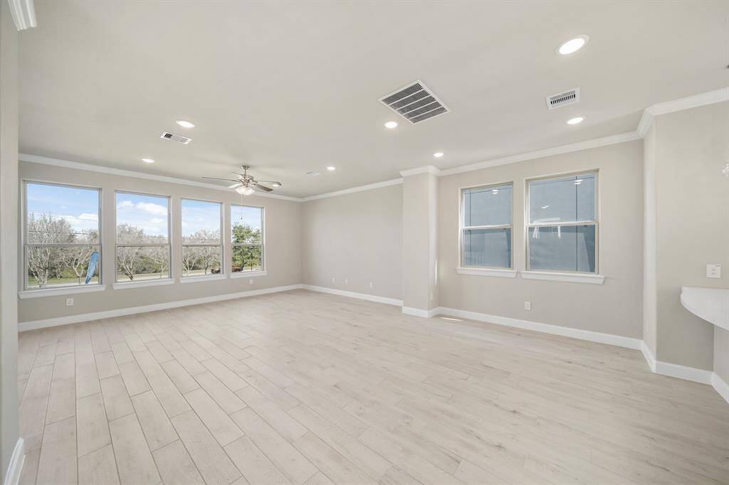 Bright open floorplan