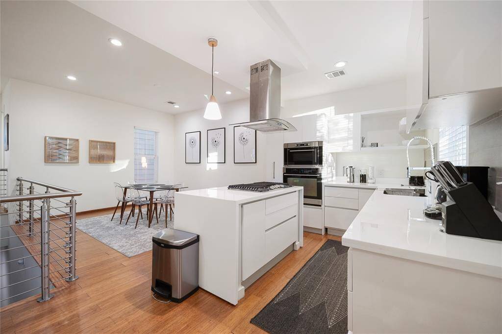 Open concept for entertaining.