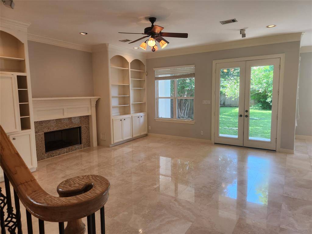 View of great room from the staircase.
