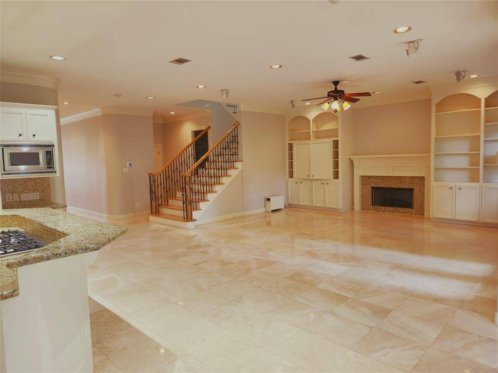 View of the great room from the breakfast area.