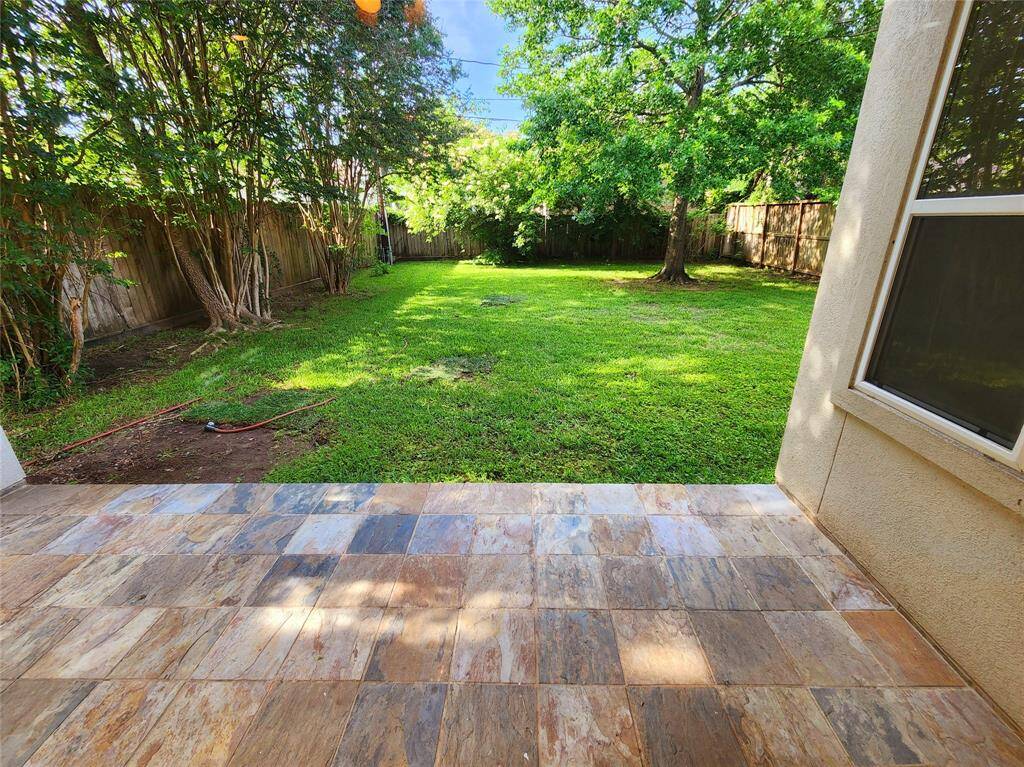 Nice patio ready to host your spring and summer cookouts.