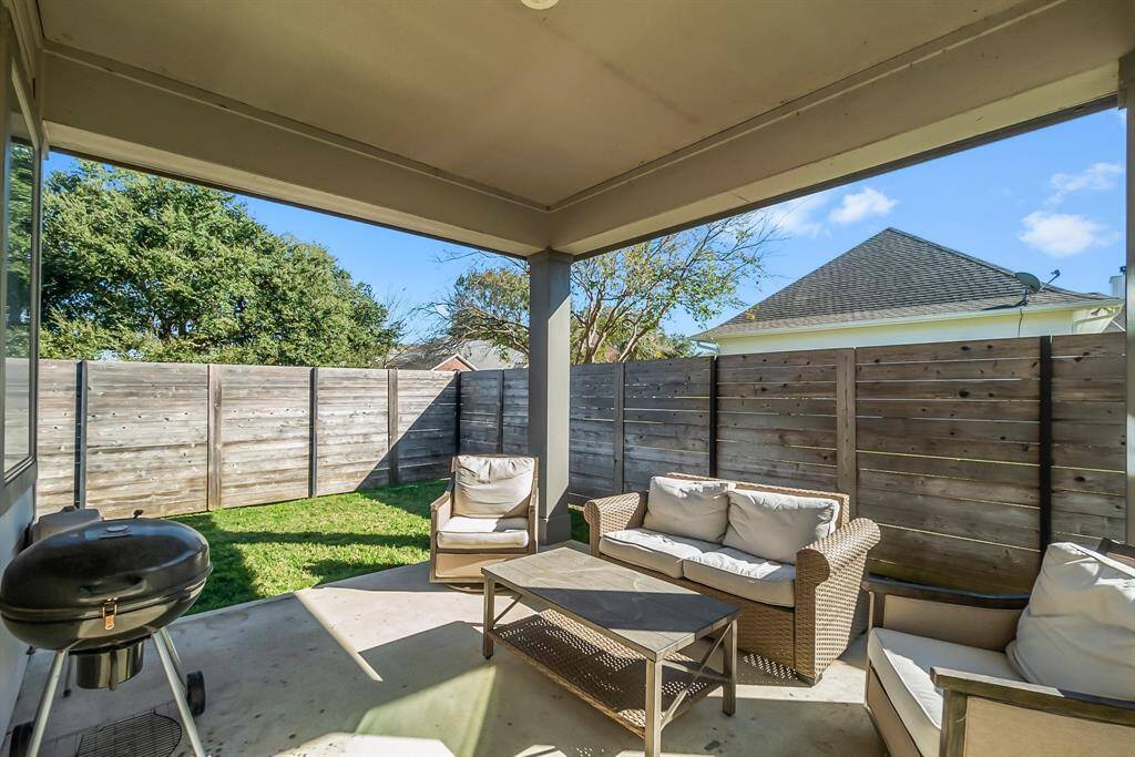 Patio for outdoor entertainment