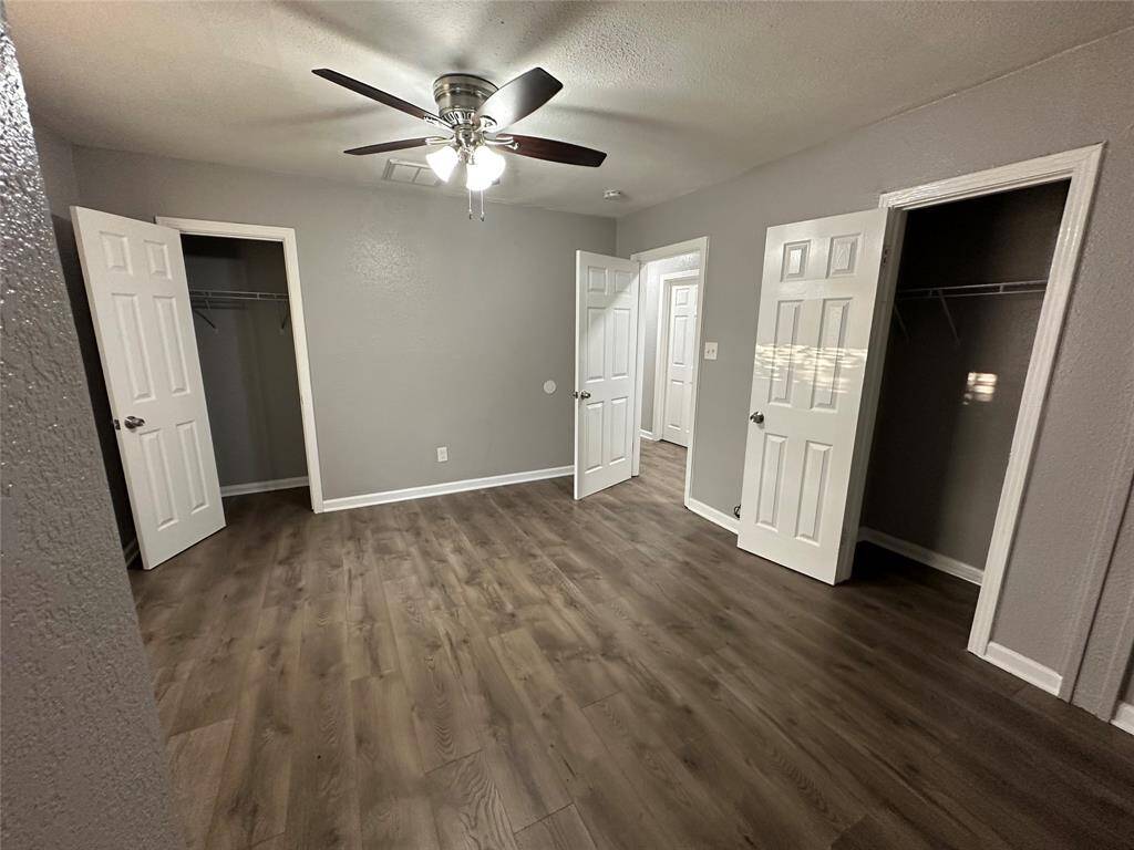 Primary Bedroom has 2 separate Closets
