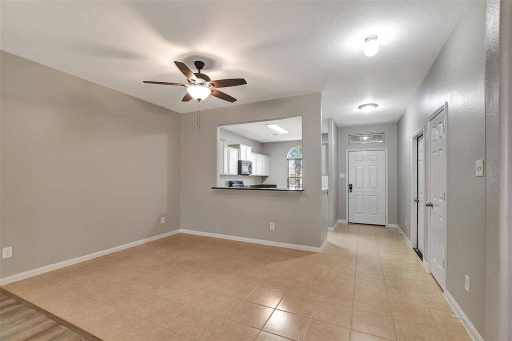 Dining area from the open den