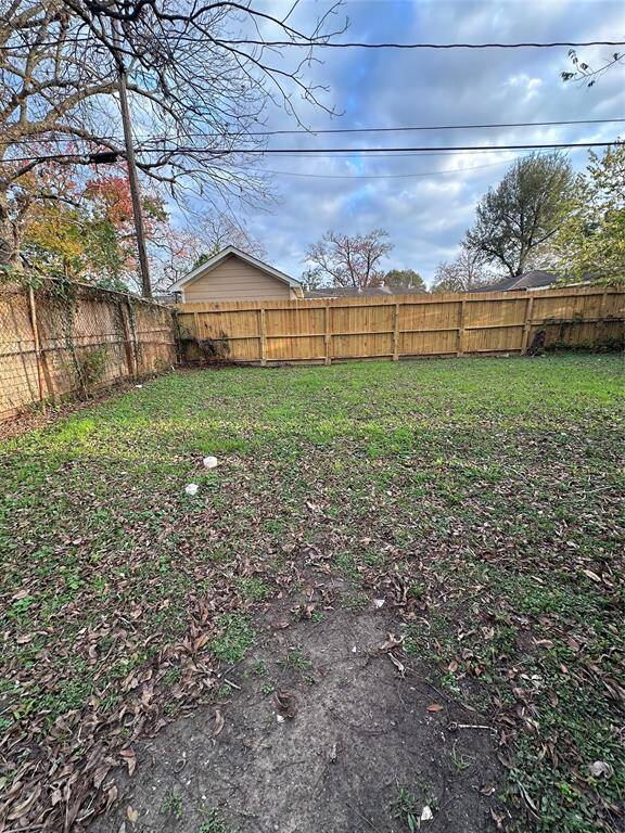 View of Backyard from the back Bedroom