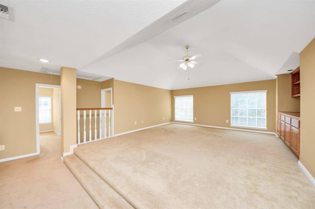 Another look at just how much space you have to entertain upstairs