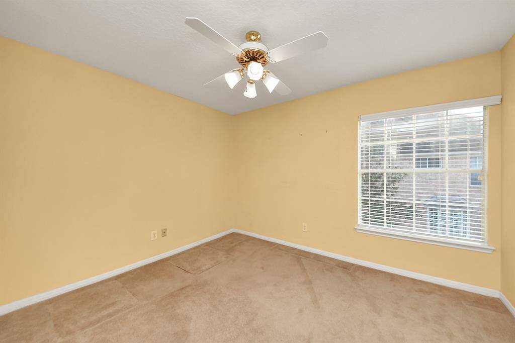 One of the upstairs bedrooms