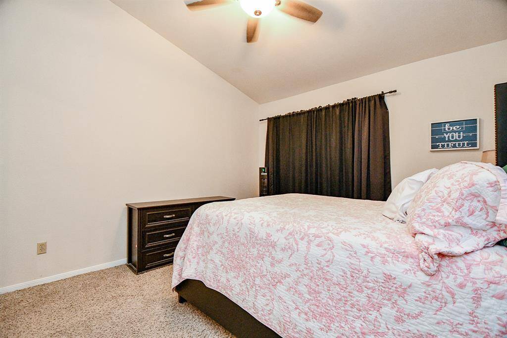Secondary Bedroom with walk in closet!