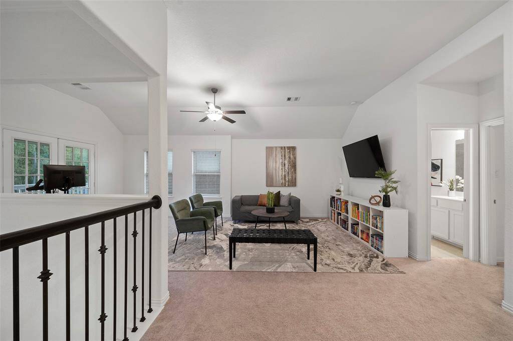 This versatile game-room is designed for multi-use, offering ample space for activities such as gaming, recreation, and social gatherings.