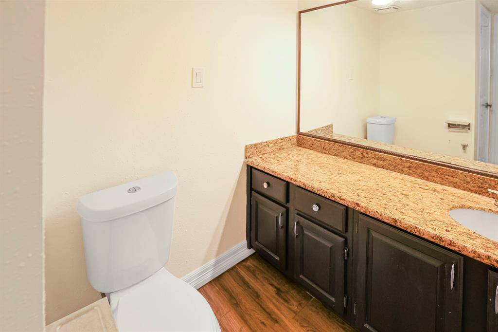 Half bathroom downstairs