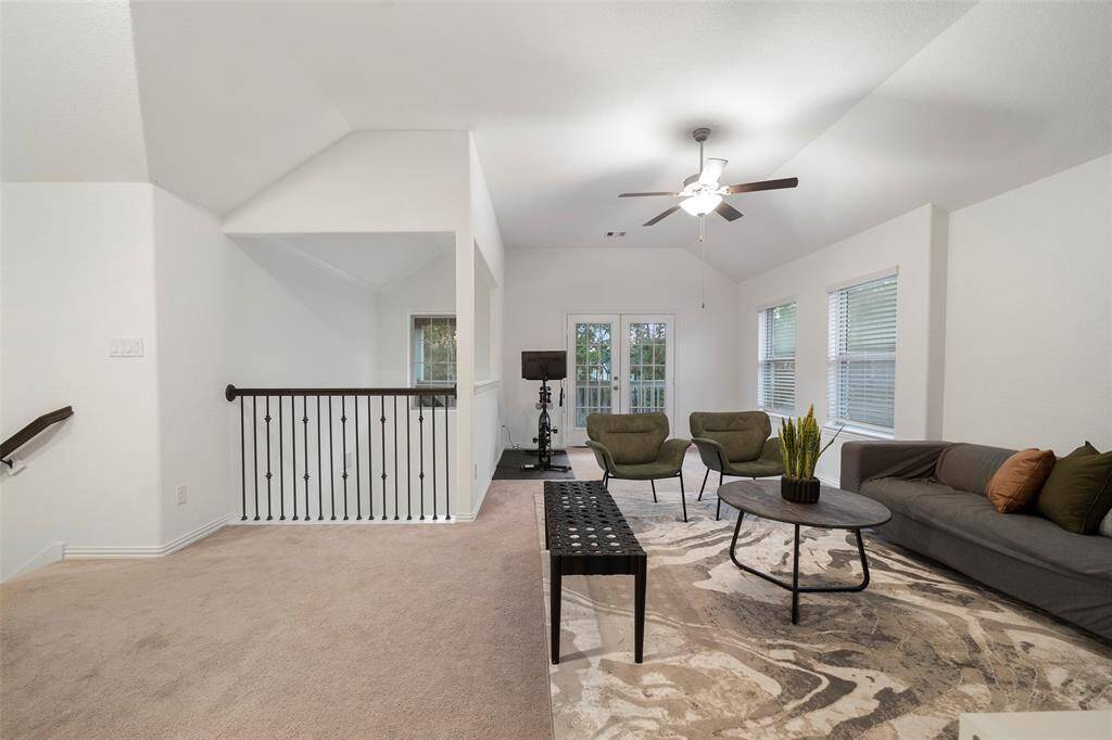 Roomy enough for a workout or a place where friends and family can gather for game night!