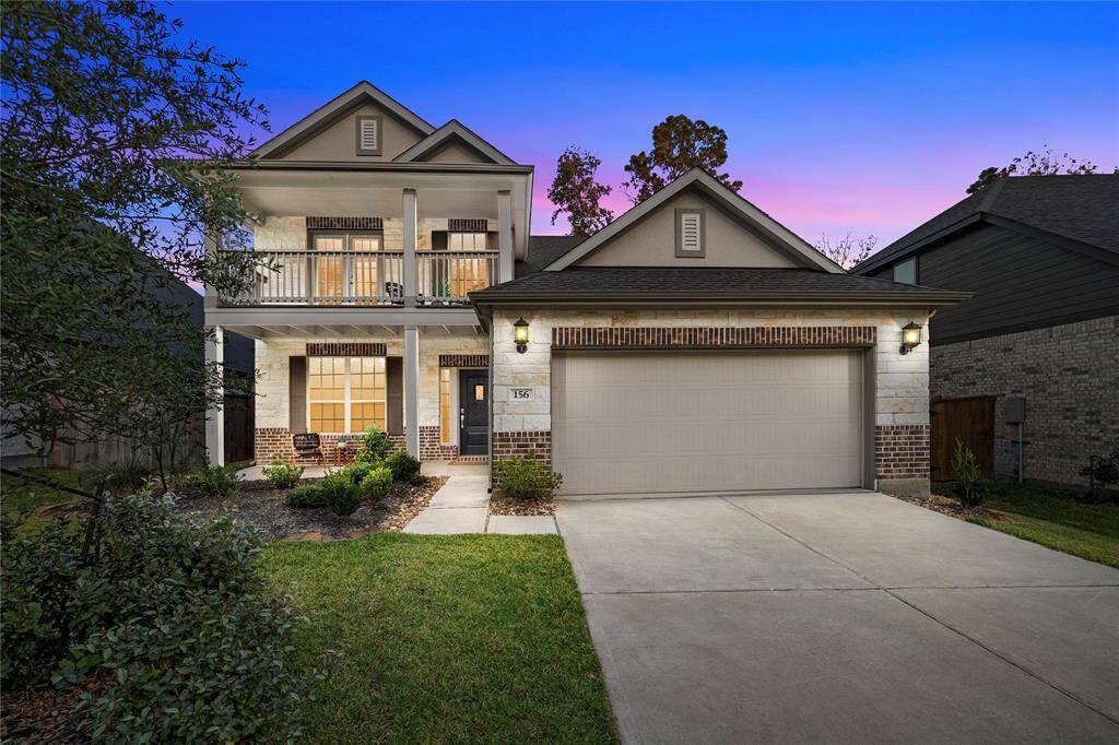 Gorgeous Brick and Stone Exterior for timeless elegance! And rare 2nd floor balcony off the game-room.