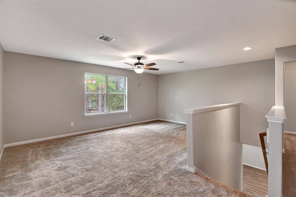 Upstairs is a large gameroom