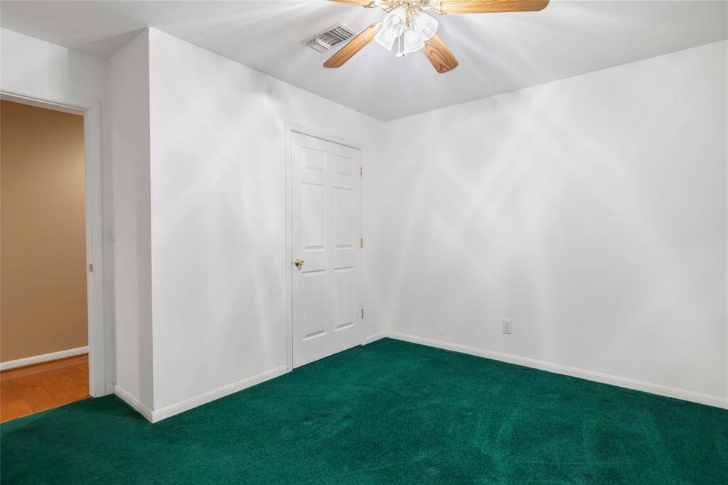 Third bedroom also light and bright with great closet storage.