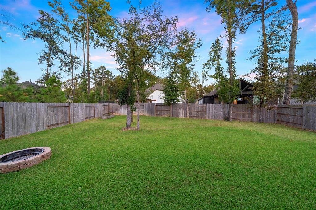 Beautiful trees with ample room for kids, furry friends and recreational activities.