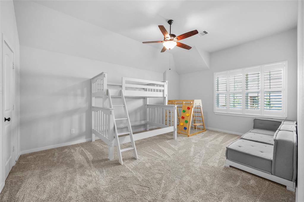 Bedroom 6, also faces the front of the home. This is a very large room! You can easily fit multiple bunk beds in this room if needed.