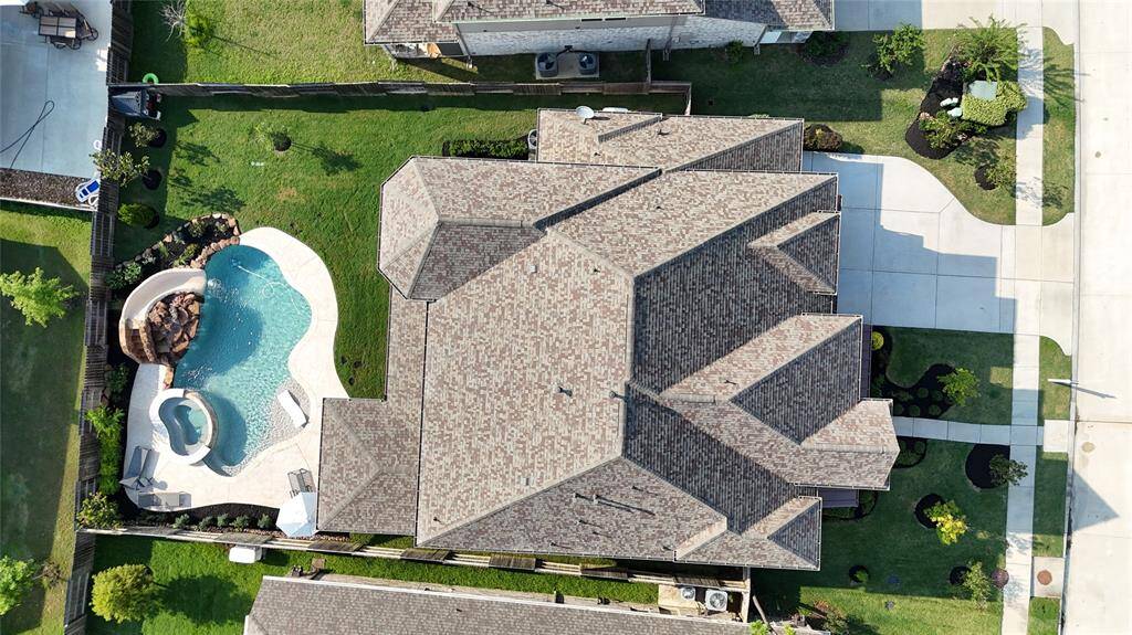 Upgraded landscape just completed in the front & back yard. Just a gentle reminder that this home features a whole-home water filtration system from Dupre as well as a whole home generator!