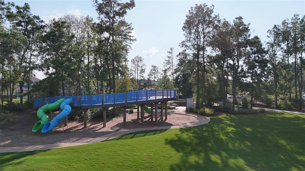 Plenty of shade from the towering trees and natural groves will help keep you cool in summertime.