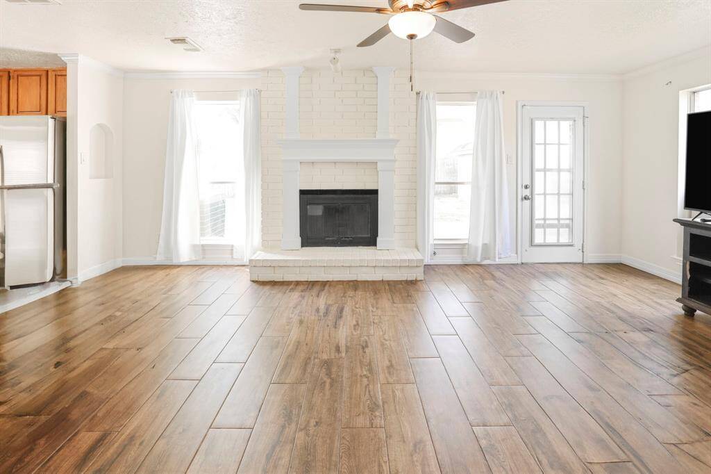 Living Room open to the kitchen