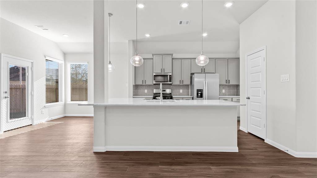 Open Concept Kitchen living room