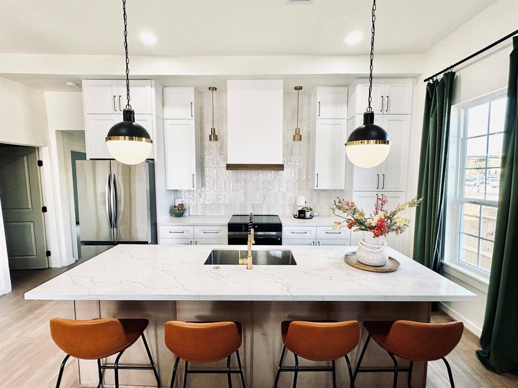 Beautifully remodeled kitchen with brand new appliances.