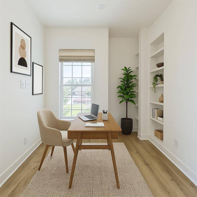 Virtually staged office or could be bedroom