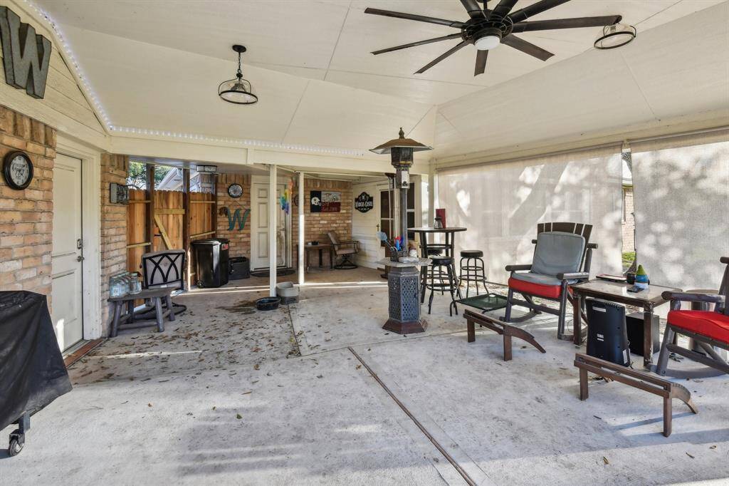Covered patio
