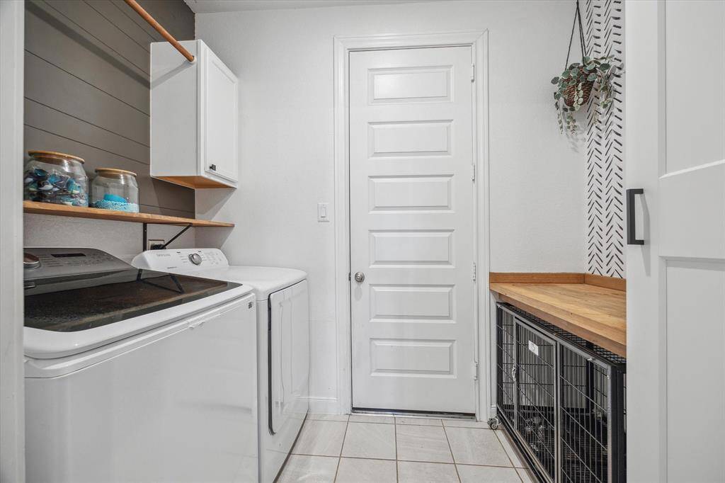 Beautifully done custom laundry.