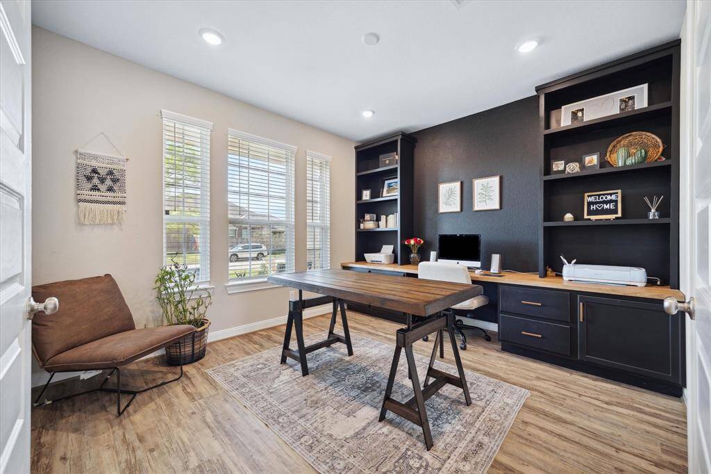 Custom home study. Just beautiful in person!