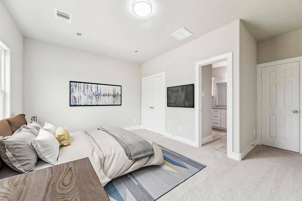 virtually staged primary suite
