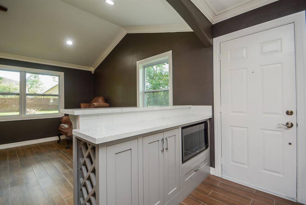 Handsome tile floors